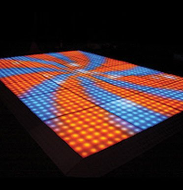 Verlichte LED dansvloer