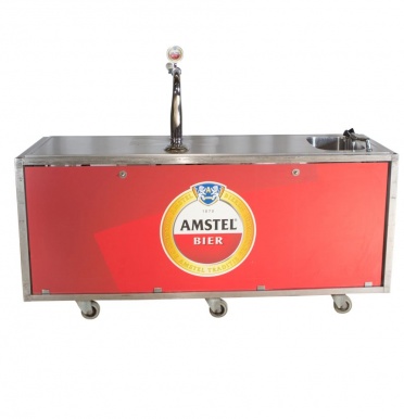 Tap/spoelbuffet 200 cm 1-kraans Amstel