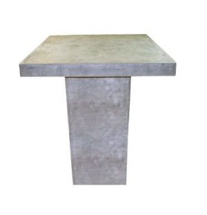 Statafel betonlook 90 x 90 cm.