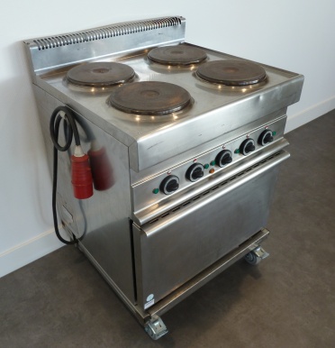 Kooktoestel 4-pits met heteluchtoven 380V 32A