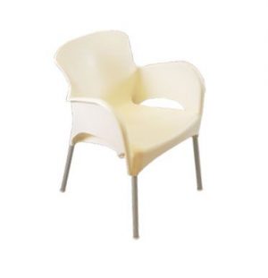 Lounge stoel offwhite