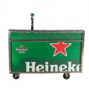 Tap/spoelbuffet 160 cm 1-kraans Heineken Hoog