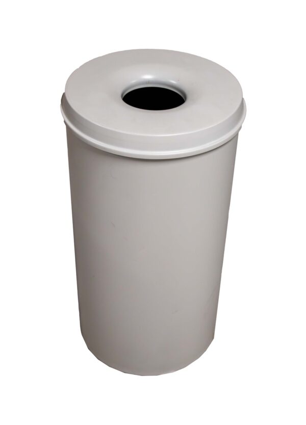 Vlamdovende papierbak lichtgrijs 50 ltr.