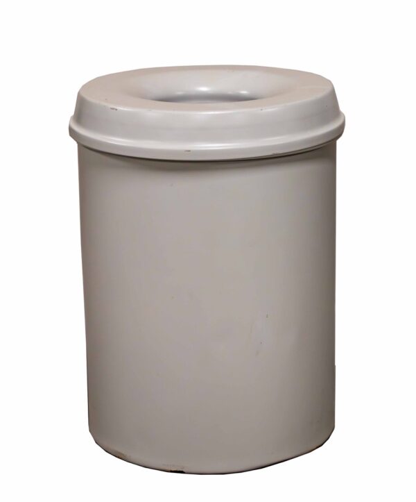 Vlamdovende papierbak lichtgrijs 80 ltr.